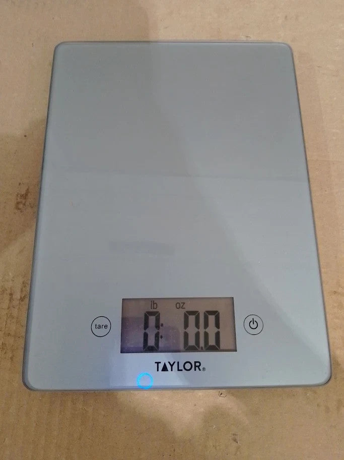 Taylor Pro Digital Glass Kitchen Food Scales Ultra Thin Compact Design New