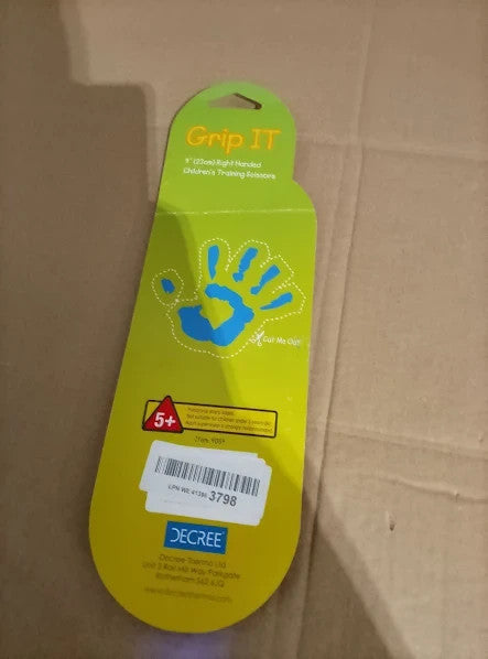 Be Creative Childrens Training Scissors Long Loop Right Handed Classic New