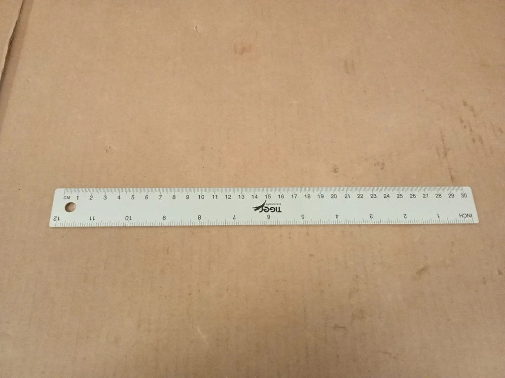 Heavy Duty Stainless Steel Ruler 12in 30cm Metal Kit Perfect Straight Edge