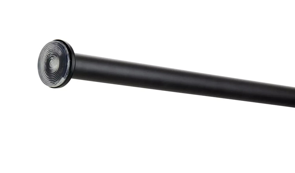 Argos Home 105 194cm Telescopic Shower Rail Black Adjustable Shower Curtain Pole