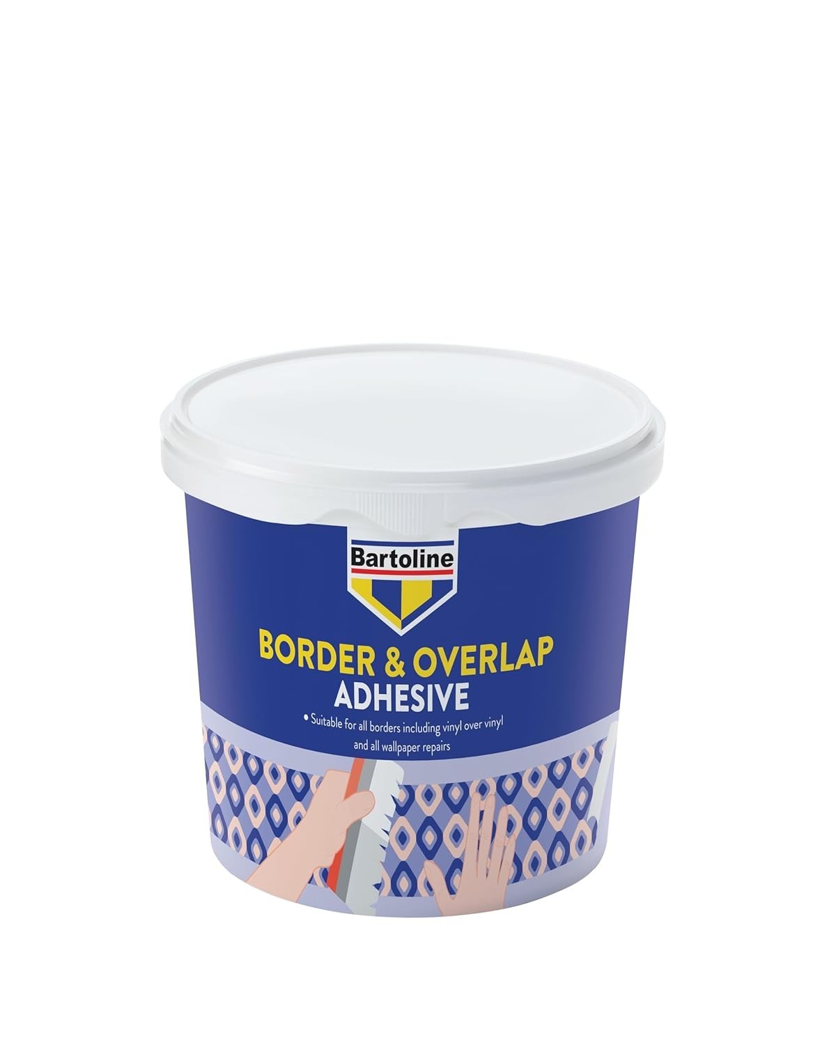 Bartoline Border Overlap Adhesive 1kg 40m Border Wallpaper Fast Drying New