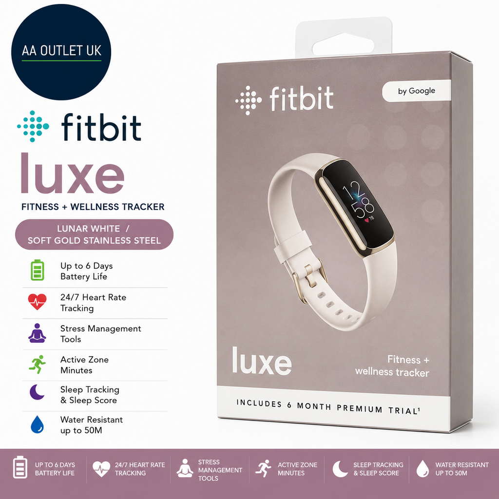Fitbit Luxe Activity Tracker 6 Days Batt Life Stress Mngt Sleep Tracking