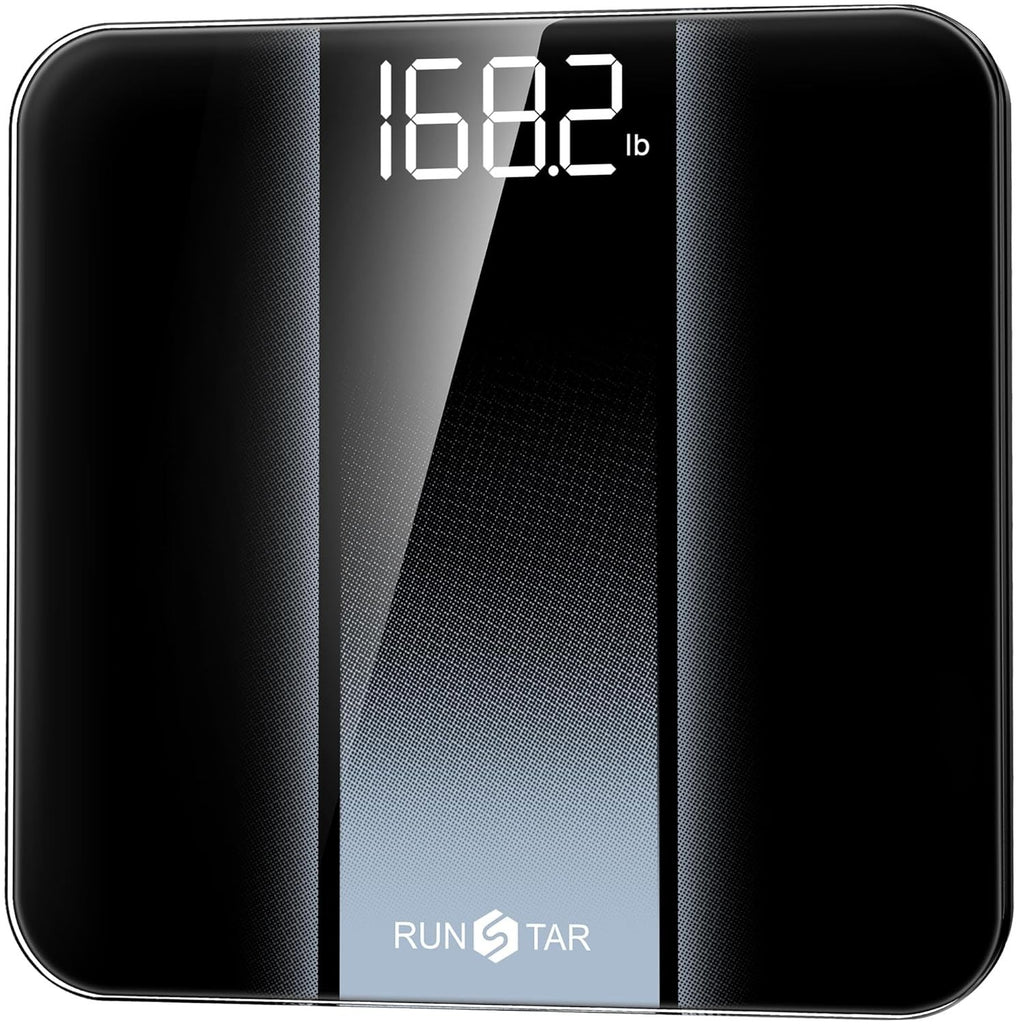 RunStar Digital Bathroom Scale Body Weight High Precision Clear LED 400lb New