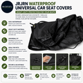 JRJRN Waterproof Universal Car Seat Covers Heavy Duty Airbag Safe Modern Design