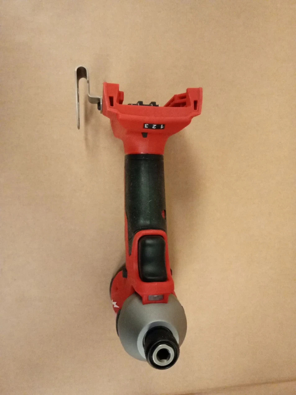 Milwaukee Electric M18 Compact BRUSHLESS 1/4in HEX 3 Speed Impact Black Red