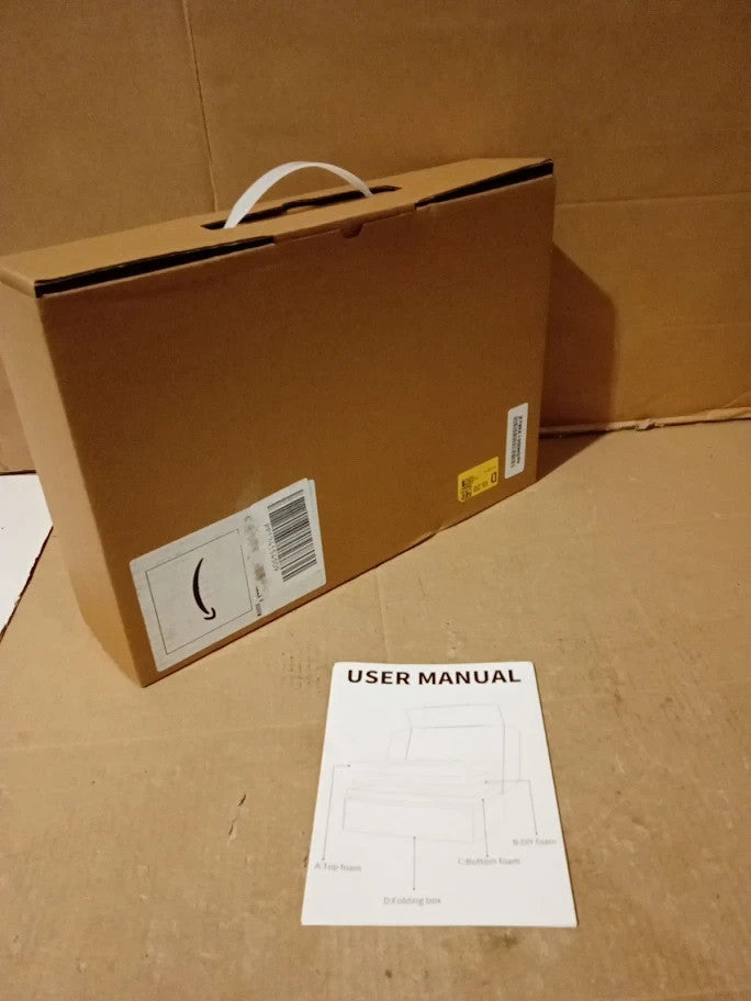 Yutrchey Laptop Shipping Box With Protection Foam Up To 17in Box Notebook New