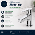 Ideal Standard Calista Bath Tap Filler B2137AA Chrome Single Lever