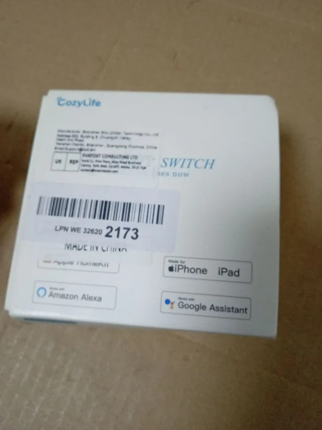 Smart Touch Light Switch 1 Gang 1 Way WiFi Wall Apple HomeKit Alexa Google