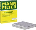 Mann Filter Cuk 25 007 Cabin Air Filter Pollen Activated 25x20.3x3.6cm New
