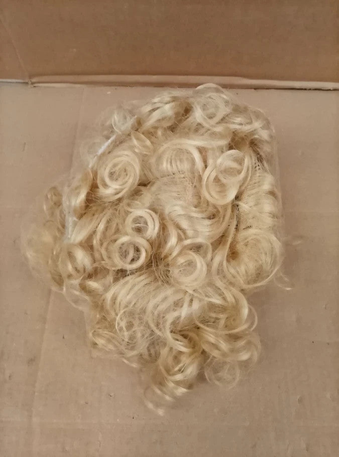 Smiffys Boogie Babe Wig Blonde Long Curly 1980s Fancy Dress Adult Dress Up