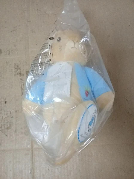 Beatrix Potter My First Peter Rabbit Beige Blue Soft Lovable 12.8x4.1x5.7cm New