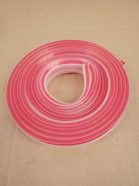 Transparent Flexible Door Edge Seal 5m 16.4ft Silicone Skirting Board Seal New