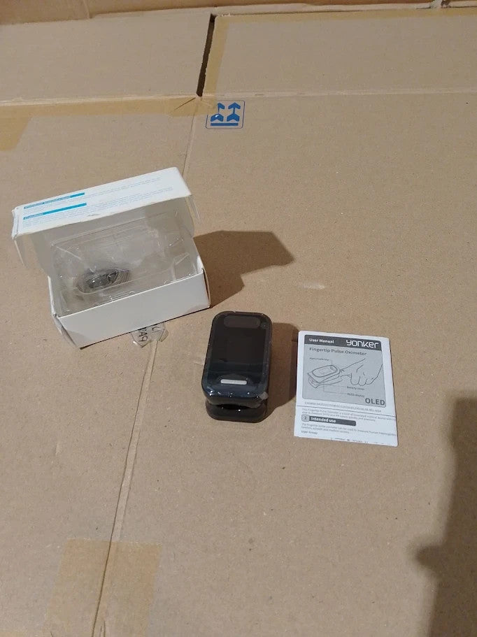 SPo2 Monitor Pulse Oximeter UK Adhere Heart Blood Oxygen Black New