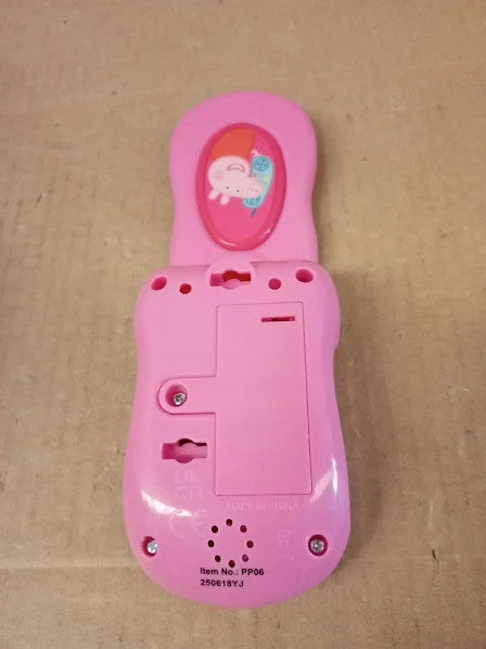 Peppa Pig PP06 Peppas Flip & Learn Toy Phone Kids Interactive Learning 3+