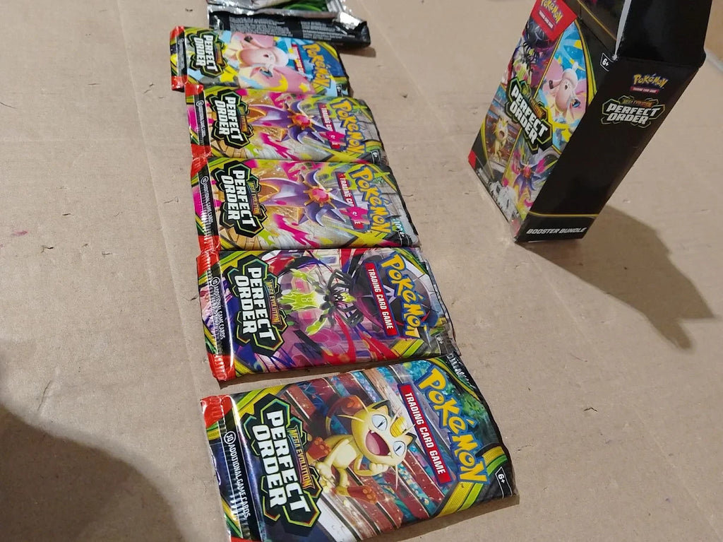 Pokemon Trading Card Gam Mega Evolution Perfect Order Booster Bundle