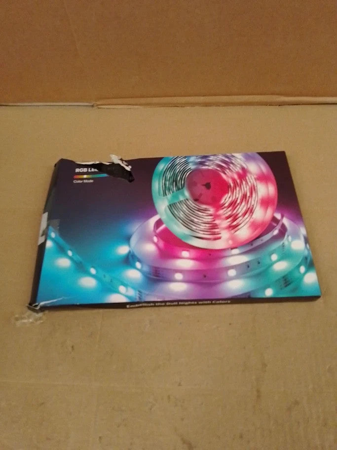 Mexllex Led Strip Light 15m Bluetooth App Remote Control Music Sync Color New