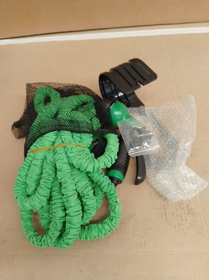 Garden Hose Pipe Expandable Anti Leakage Flexible Expanding Spray Green New