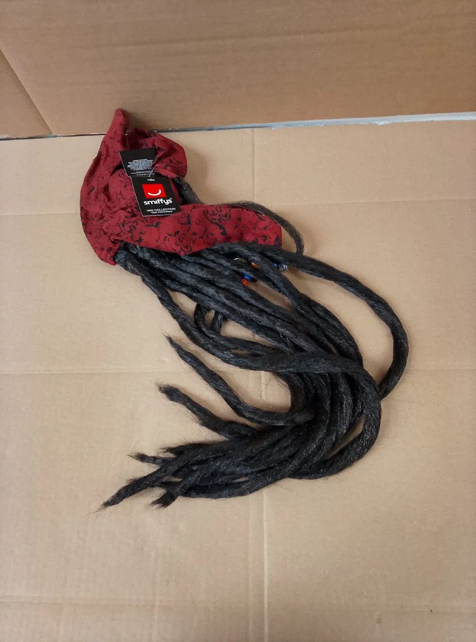 Smiffys Adult Captain Pirate Wig Curly Modern Lightweight Durable New