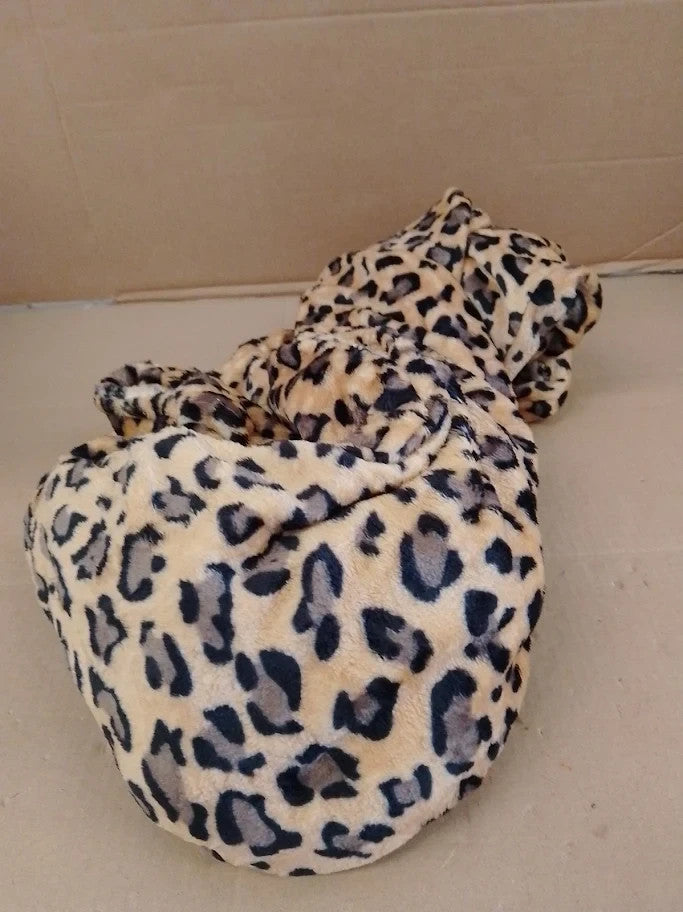 Sincere Party Fleece Cheetah Costume Halloween Leopard Cat Small 4+ New