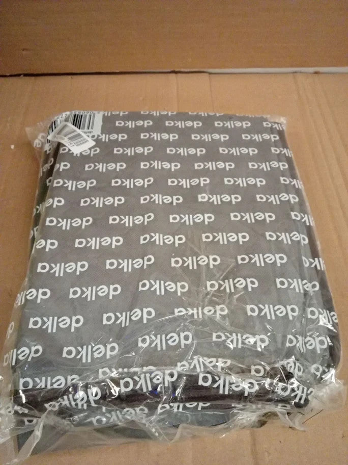 Delka 90L Storage Bags With Lids Handle Large Boxes Clear Window Grey New