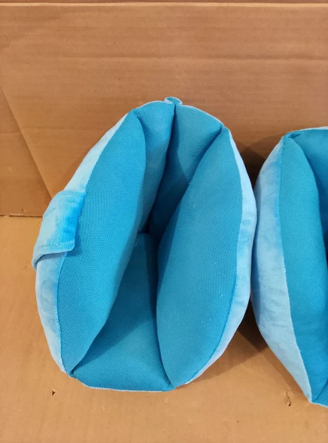 Fanwer 2 Pack Foot Support Pillow Heel Cushion Protector Float Blue