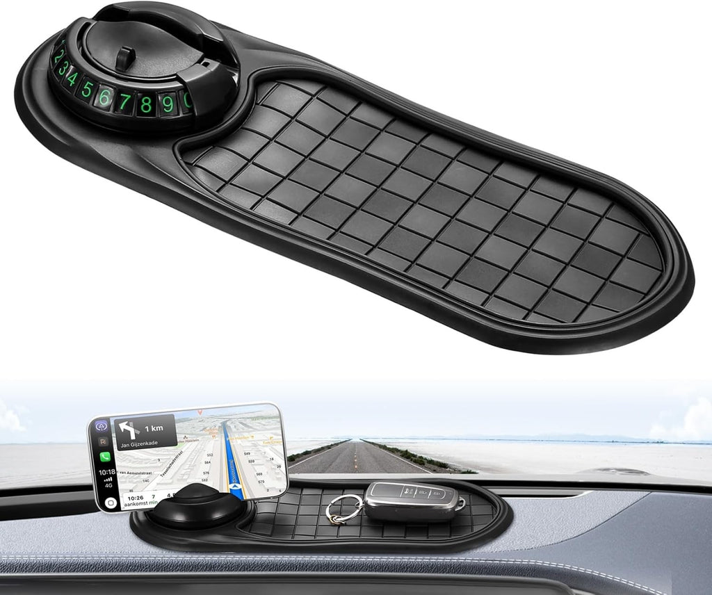 Multifunctional Car Anti Slip Mat 1Pcs Anti Skid Rotatable Phone Holder New