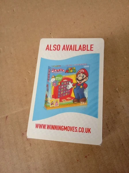 Waddingtons Number 1 Super Mario Whot Card Educational Travel Game 5+