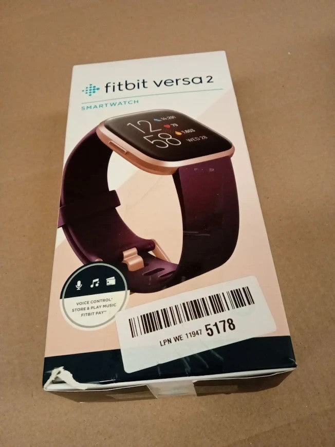 Fitbit Versa 2 Health Fitness Smartwatch Voice Control Sleep Score Music