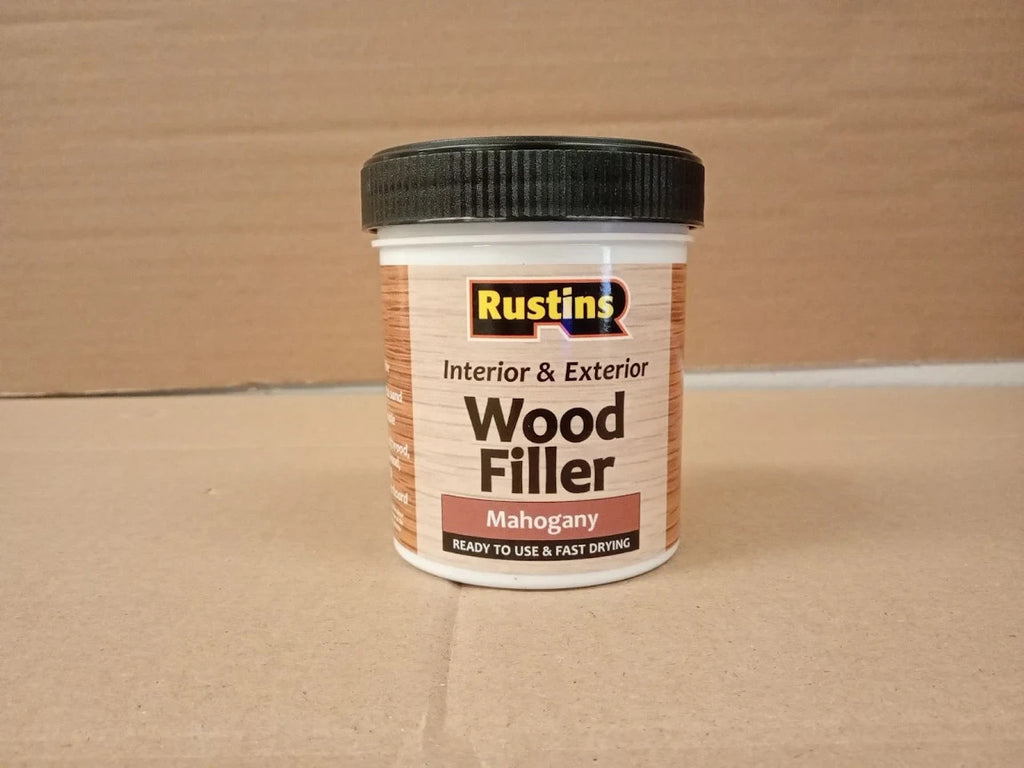 Rustins AWOOM250 Acrylic Wood Filler Mahogany 400g Multi Purpose Repair Compound