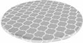 1pc Waterproof Round Tablecloth Elastic Edged Fitted Table Cover 110x90cm New
