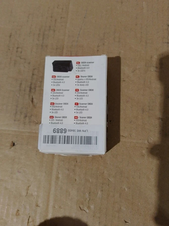Maclean MCE200 Interface Connector Cube Scanner OBD2 Bluetooth 4.0 New