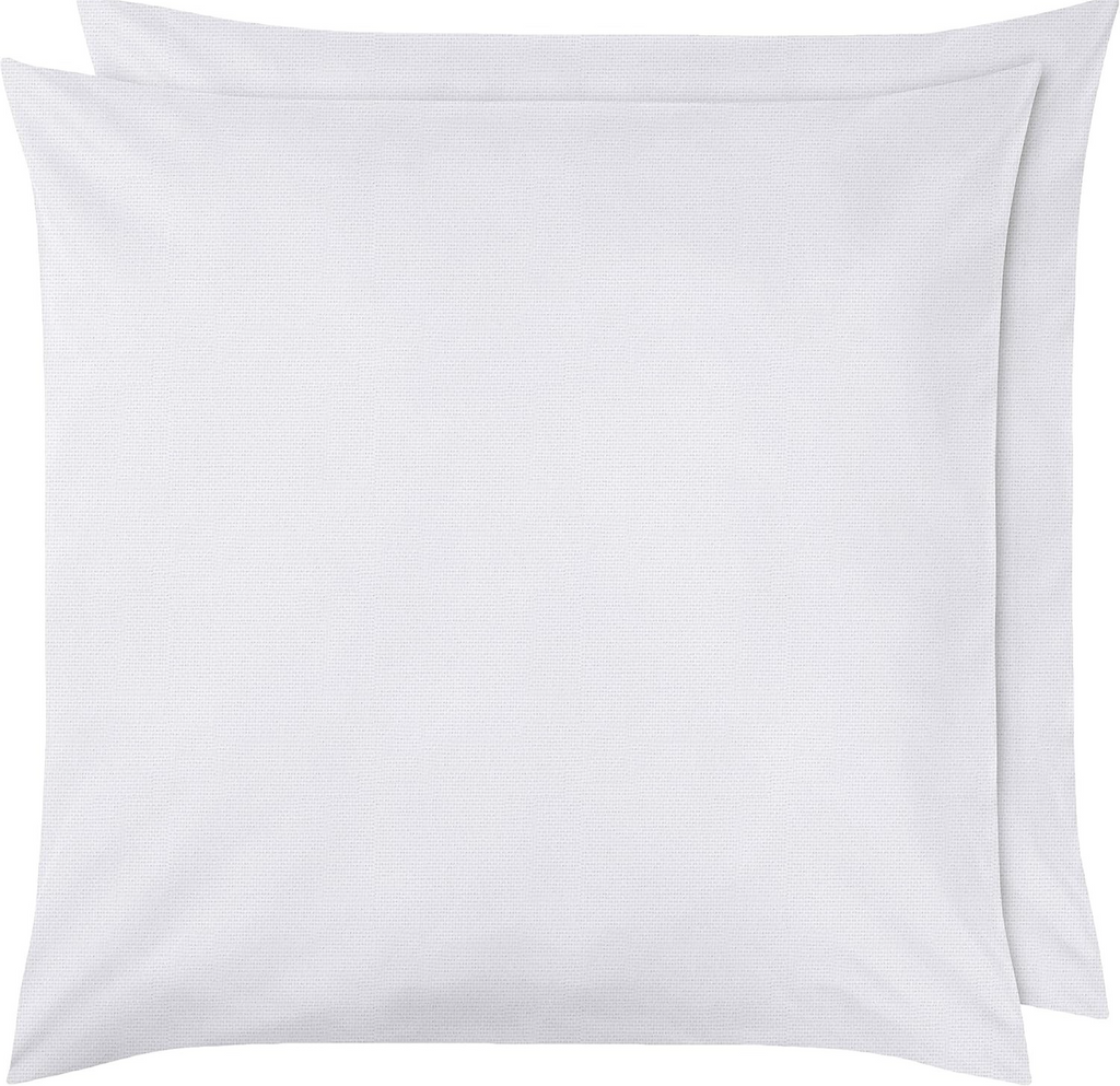 Amazon Basics Microfiber Pillowcases 80x80cm Bright White 2 Pieces New