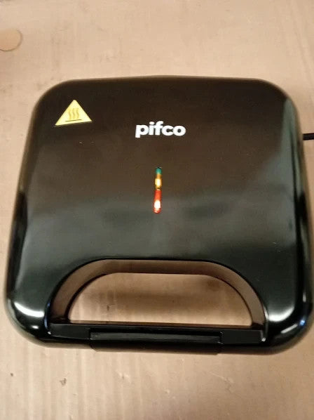 Pifco 750W Non Stick Sandwich Maker Electric Toaster Cool Touch Handle