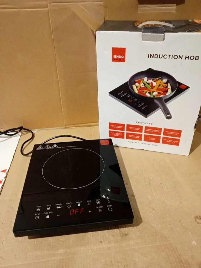 Sensio Home Electric Digital Induction Hob 8 Temperature Power Settings New