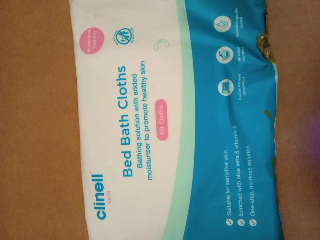 Clinell Skin Body Care Wipes 1 Pack 60 Easy To Use Containing Aloe Vera New
