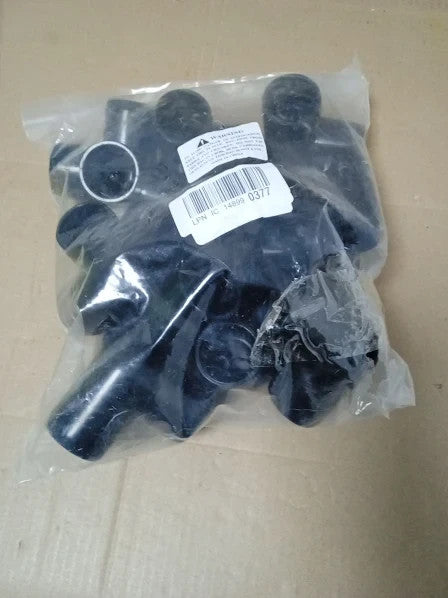 3 Way PVC Pipe Fittings 1in Zernmiarder Black PVC Elbow Corner Side Outlet 12pc