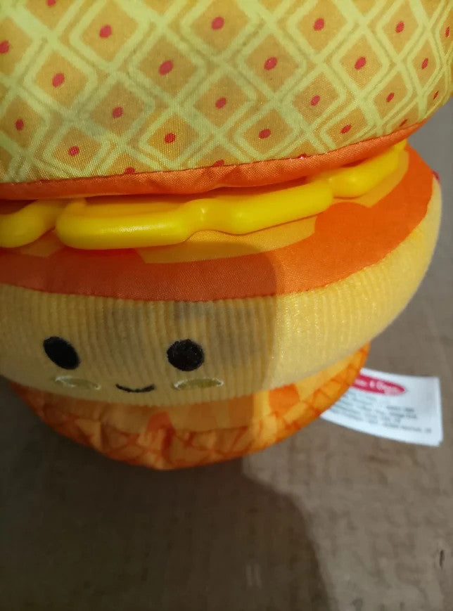 Melissa Doug Pineapple Soft Stacker Sensory Baby Toy Early Learning 6m+
