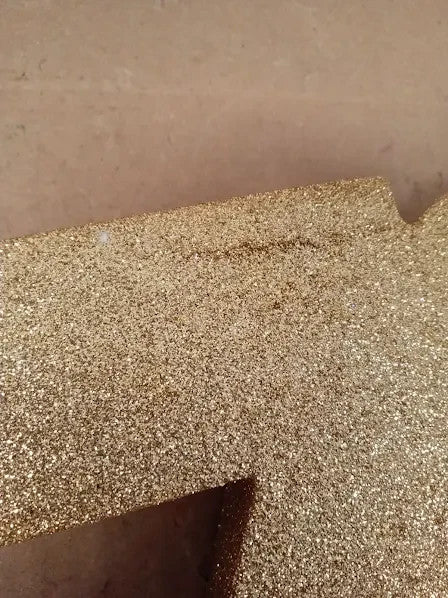 Number 70 Glitter Table Gold Table Centrepiece Decorations 20x20x3cm