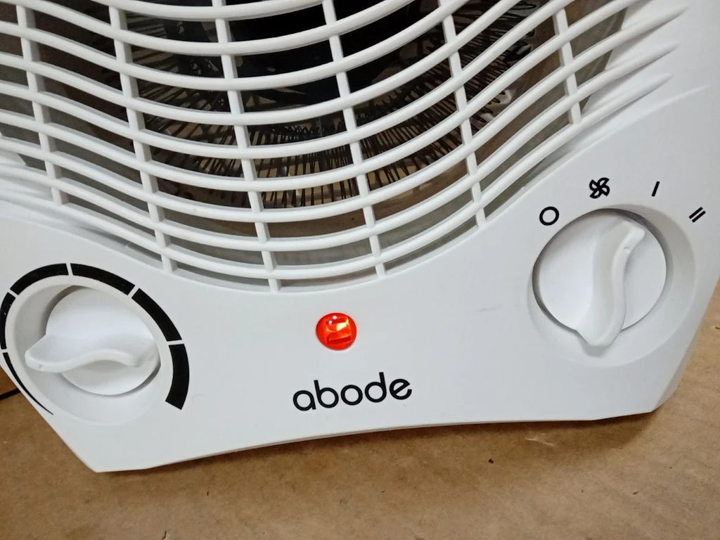 Abode Electric Fan Heater 2000w with 2 Heat Settings Overheat Protection Safe