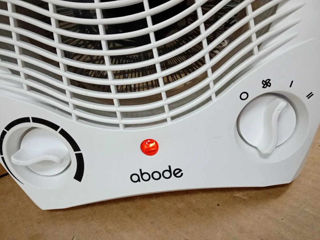 Abode Electric Fan Heater 2000w with 2 Heat Settings Overheat Protection Safe