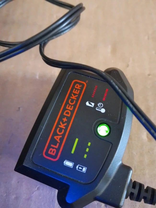 Black+Decker 18V Hammer Drill Battery Charger Kitbox BCD700S1KGB