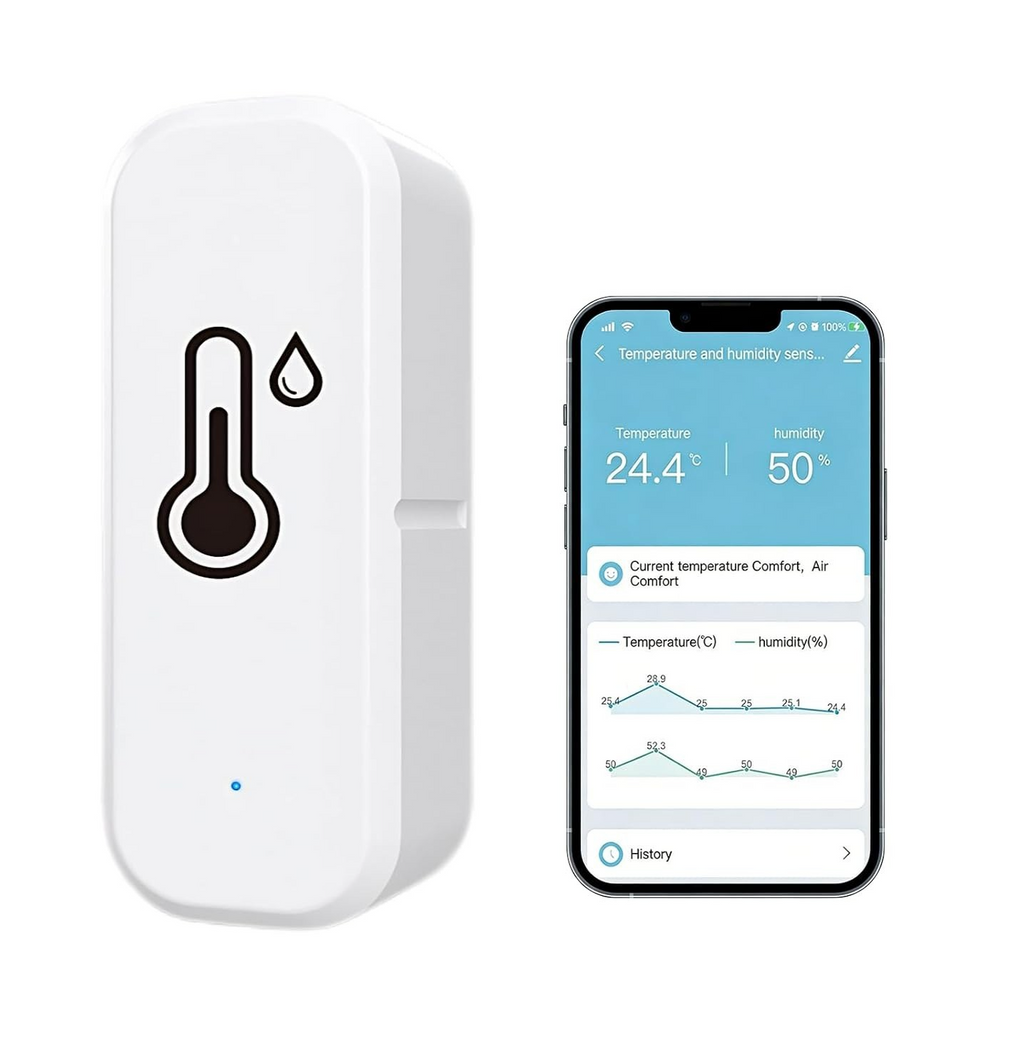 WiFi Hygrometer Thermometer Sensor Smart Room Temperature Humidity Monitor New