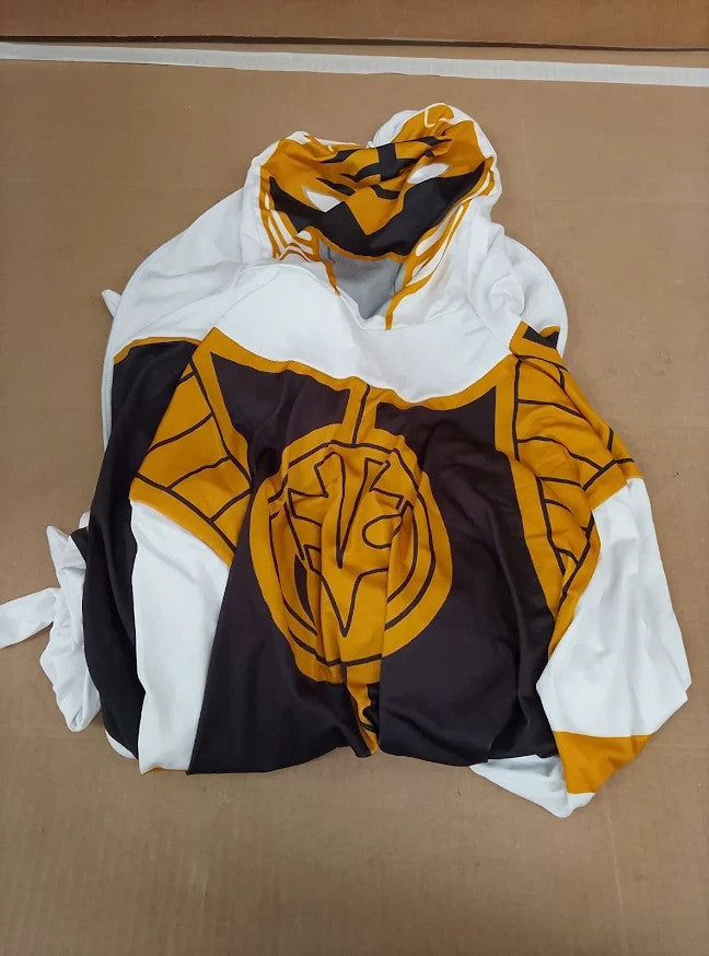 Morphsuits Men's Power Rangers White Adult Costume Fancy Dress Outfit Large New