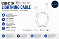 Apple MFi USB C Cable Fast Charger iPhone Heavy Duty Premium Modern Design White