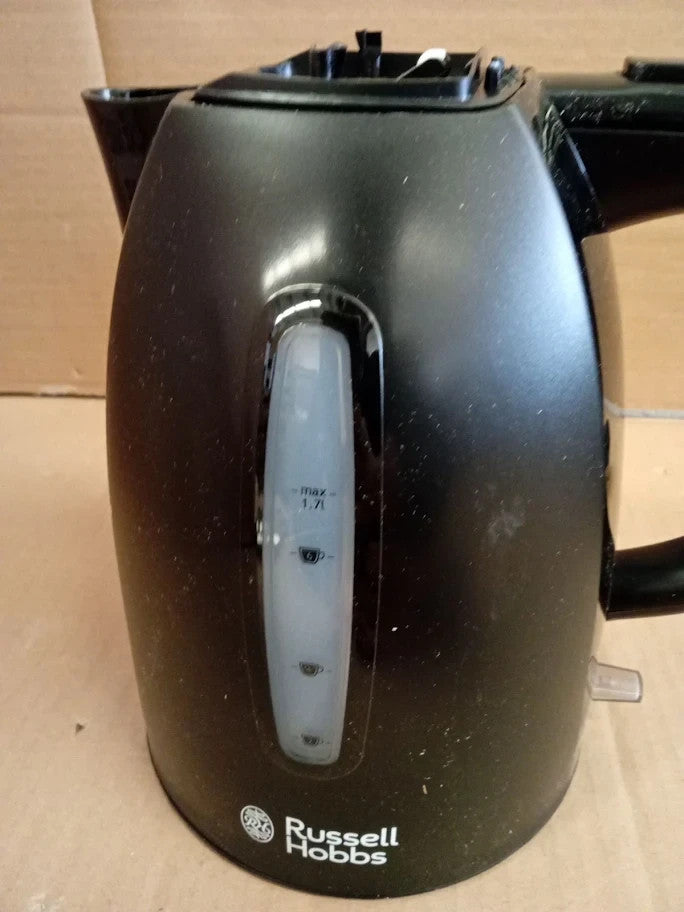 Russell Hobbs Textures Electric 1.7L Cordless Kettle Fast Boil 3kw Black Premium