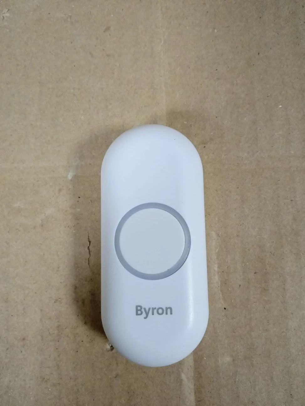Byron Wireless Doorbell Set Multi Colour Visual Alert Mute Function 200m White