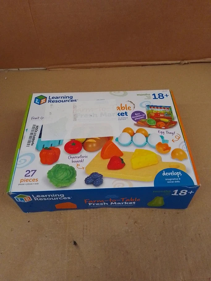 Learning Resources New Sprouts Farm Table Fresh Market Play Food 2+ New