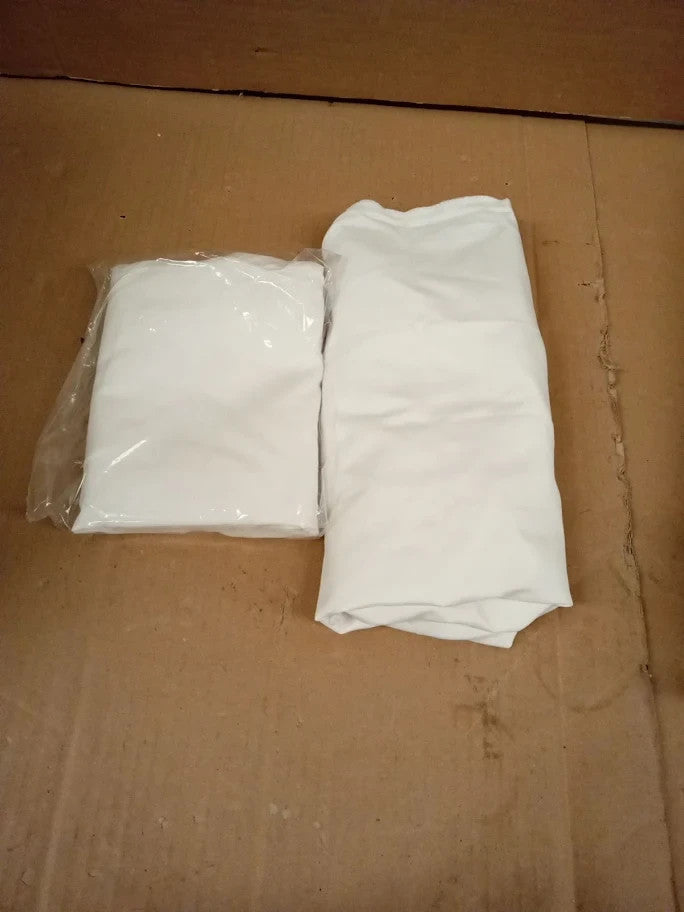 Amazon Basics Microfiber Pillowcases Standard 50x80cm 2pc Bright White New
