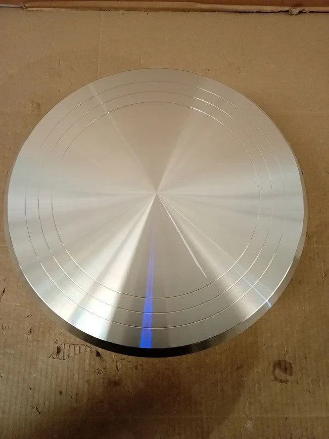 Uten Cake Turntable 12in Aluminium Stand Decorating Display Revolving 31x31x13cm