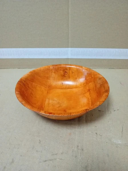 Apollo The Housewares Brand Wooden Woven 15cm Fruit Bowl Small Round Serving New